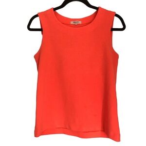 Madewell Orange Ribbed Tank Top